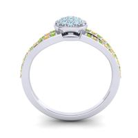 Statement Floral Pave Mudrita Ring