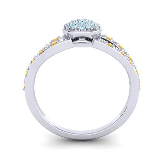 Statement Floral Pave Mudrita Ring