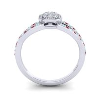 Statement Floral Pave Mudrita Ring