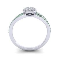 Statement Floral Pave Mudrita Ring