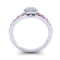 Statement Floral Pave Mudrita Ring