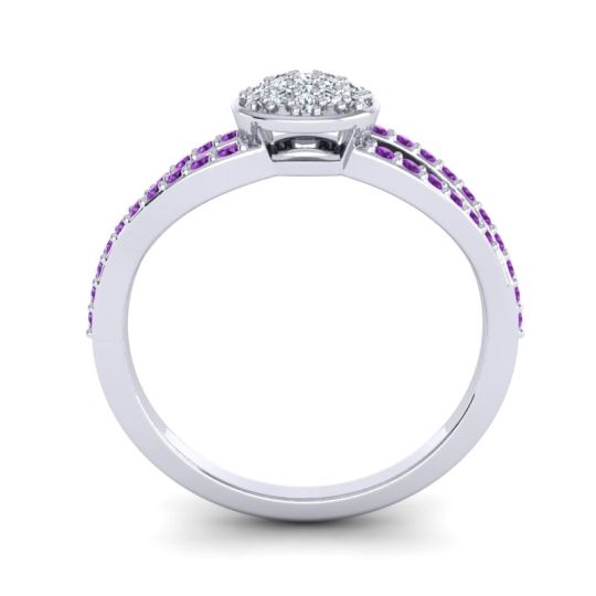 Statement Floral Pave Mudrita Ring