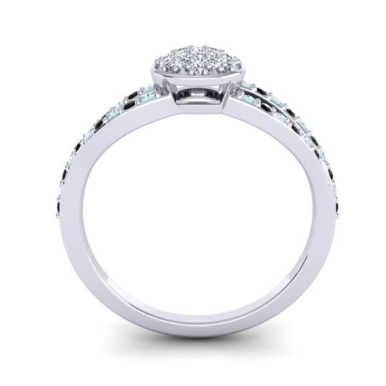 Statement Floral Pave Mudrita Ring