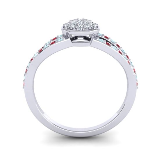 Statement Floral Pave Mudrita Ring