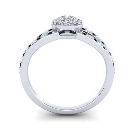 Statement Floral Pave Mudrita Ring