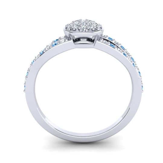 Statement Floral Pave Mudrita Ring
