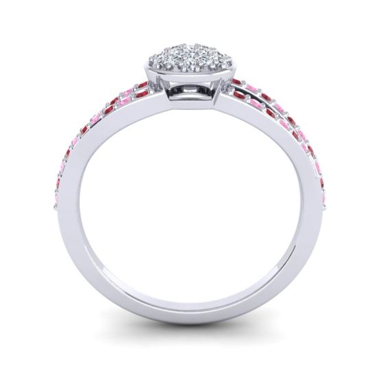 Statement Floral Pave Mudrita Ring