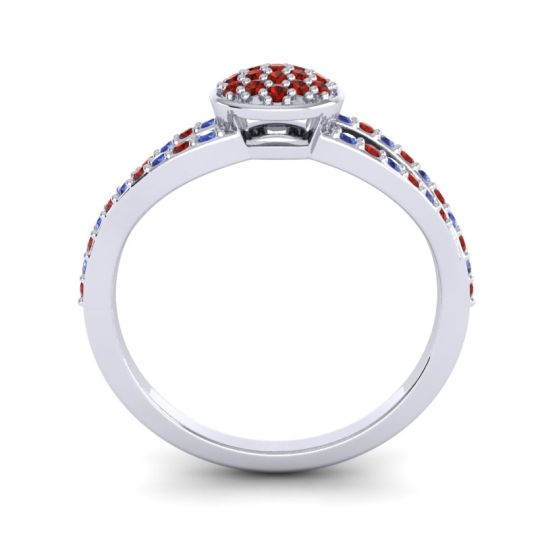 Statement Floral Pave Mudrita Ring
