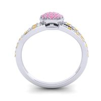 Statement Floral Pave Mudrita Ring