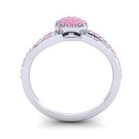 Statement Floral Pave Mudrita Ring