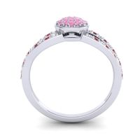Statement Floral Pave Mudrita Ring