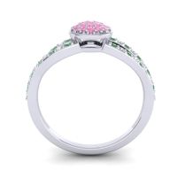 Statement Floral Pave Mudrita Ring