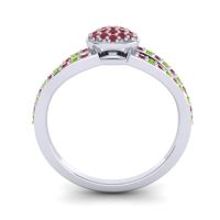 Statement Floral Pave Mudrita Ring