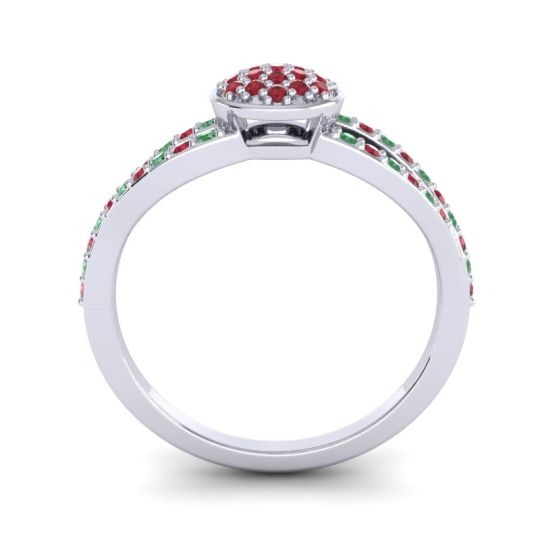 Statement Floral Pave Mudrita Ring