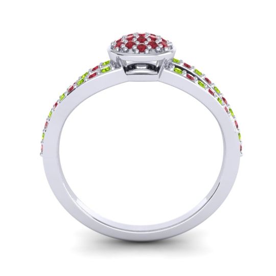 Statement Floral Pave Mudrita Ring