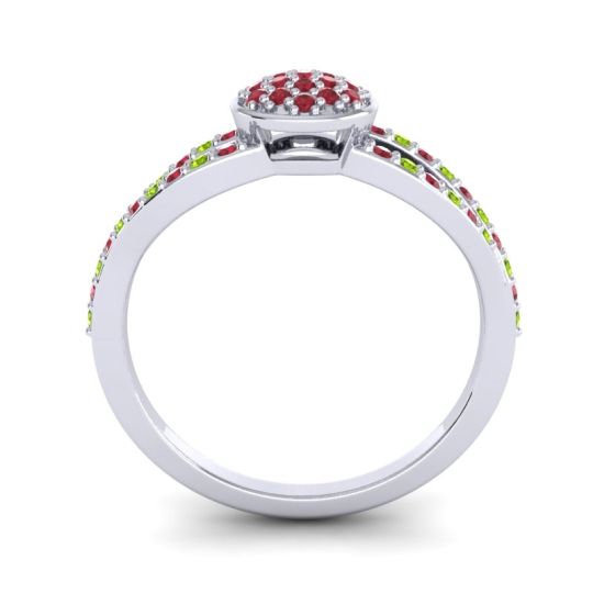 Statement Floral Pave Mudrita Ring