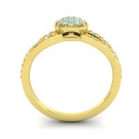 Statement Floral Pave Mudrita Ring