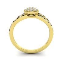 Statement Floral Pave Mudrita Ring