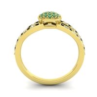 Statement Floral Pave Mudrita Ring
