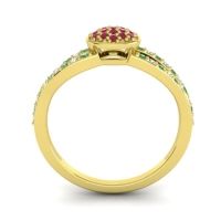 Statement Floral Pave Mudrita Ring