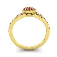 Statement Floral Pave Mudrita Ring
