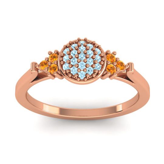 Statement Floral Pave Citi Ring