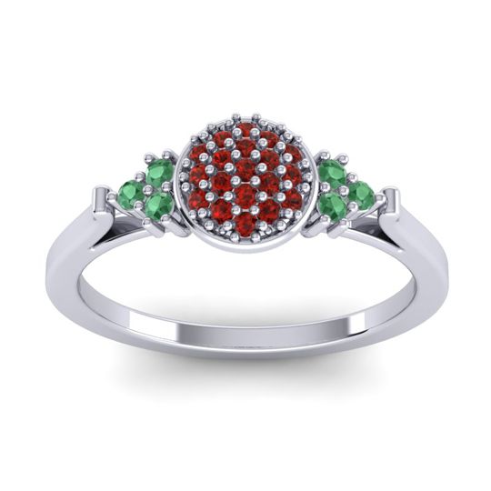 Statement Floral Pave Citi Ring