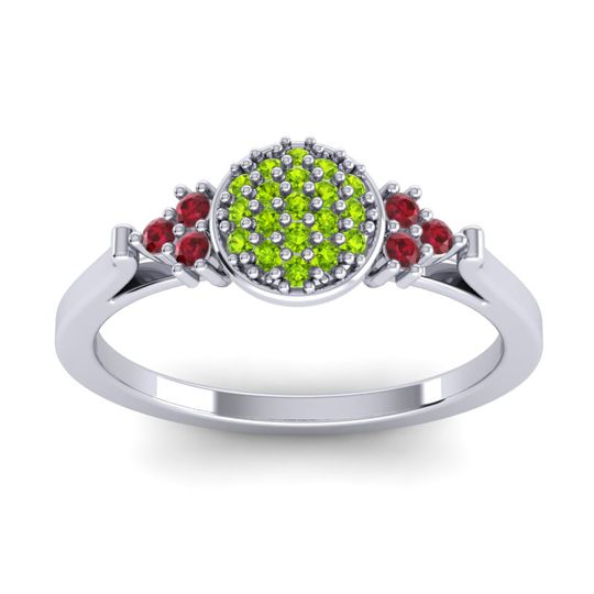 Statement Floral Pave Citi Ring