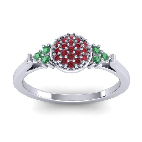 Statement Floral Pave Citi Ring