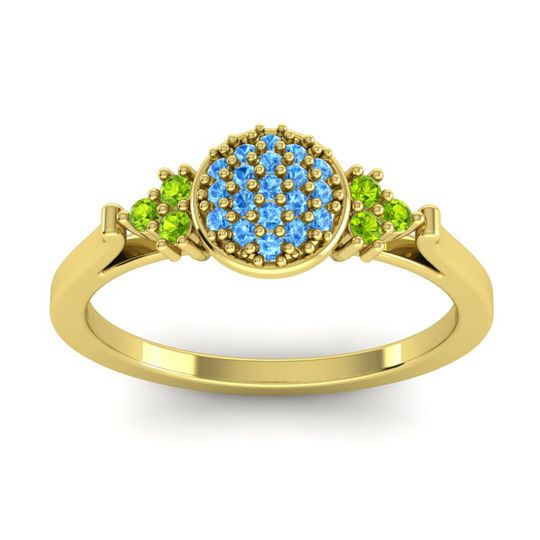 Statement Floral Pave Citi Ring