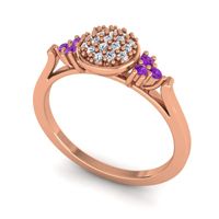 Statement Floral Pave Citi Ring