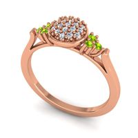 Statement Floral Pave Citi Ring