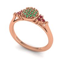 Statement Floral Pave Citi Ring
