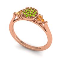 Statement Floral Pave Citi Ring