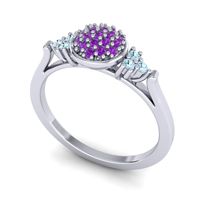 Statement Floral Pave Citi Ring