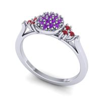 Statement Floral Pave Citi Ring