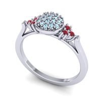 Statement Floral Pave Citi Ring