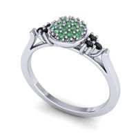 Statement Floral Pave Citi Ring