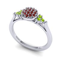 Statement Floral Pave Citi Ring