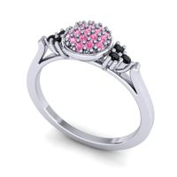 Statement Floral Pave Citi Ring