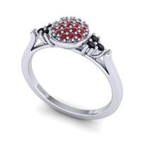 Statement Floral Pave Citi Ring