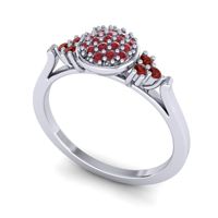 Statement Floral Pave Citi Ring