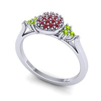Statement Floral Pave Citi Ring