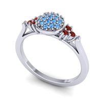 Statement Floral Pave Citi Ring