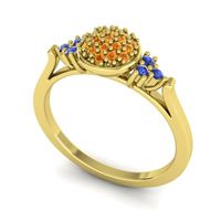 Statement Floral Pave Citi Ring