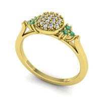 Statement Floral Pave Citi Ring
