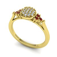 Statement Floral Pave Citi Ring