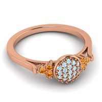 Statement Floral Pave Citi Ring