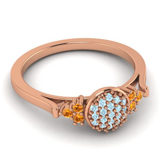 Statement Floral Pave Citi Ring