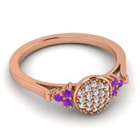 Statement Floral Pave Citi Ring
